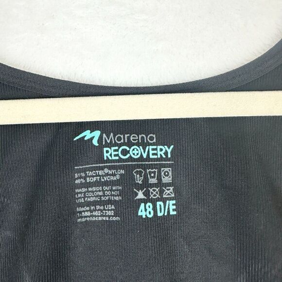 Marena Recovery High Coverage Support Post Surgery Bra Size 48 D/E Augmentation - Picture 3 of 3